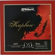 Resim Daddario K611 3/4M Kaplan Bas G Kontrabas Teli (Sol) 