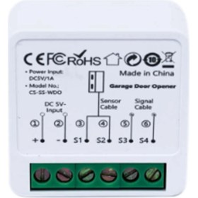 Resim Aiorwel Tuya Wifi Garaj Kapısı Açma Kontrol Cihazı Mobil Telefon Uzaktan App Kontrolü Alexa Google Home Için Ses Kontrolü (Yurt Dışından) 