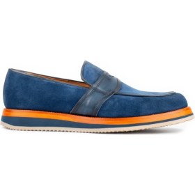 Resim Zerbay Suthep Mikrolight Taban Süet Deri Erkek Loafer Ayakkabı Loafer Klasik 