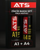 Resim ATS Zincir Bakım Seti 2x400ML (Fırça Hediyeli) 
