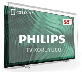 Resim Philips 58PUS7805 TV EKRAN KORUYUCU - Philips 58\ inç 146 Ekran Koruyucu 