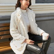 Resim Hedeflenen Kadınlar için Suni Kürk Mont 