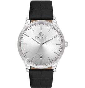 Resim Bigotti Erkek Kol Saati Esbg.b.10672-1 Deri Kordon 39 Mm Kasa Çapı Siyah 