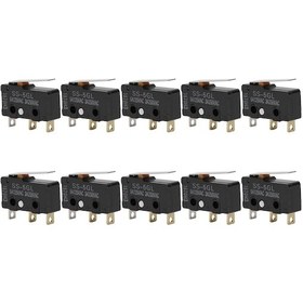 Resim Aubyhe 10 Adet Abs Mini Limit Switch, 3d Yazıcı Cnc Makine Endüstriyel Aksesuarı, Sürekli Kullanim İçin Dayanıklı Ve Kolay Kurulum 