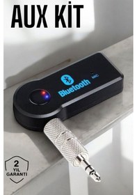 Resim Bluetooth Araç Kiti Bt 350 Aux Çıkışlı Tüm Araçlara Uyumlu 