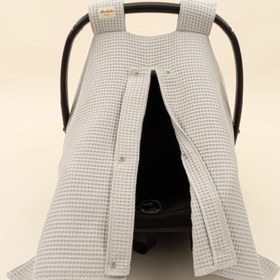 Resim Puset Örtüsü - Tek Taraflı - Gri Petek 