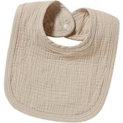 Resim Suntek Ayarlanabilir Müslin Bebek Önlüğü Haki 