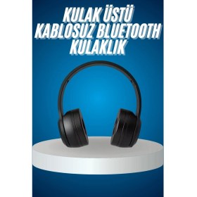 Resim Techno Stock Wireless 5.0 Bluetooth Kablosuz Kulaklık Anc Özellikli Kulak Üstü Ayarlanabilir 