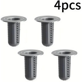 Resim Honeybeeshop 4 Adet Tıkanma Önleyici Duş Ve Lavabo Filtresi Dayanıklı Kanalizasyon Aksesuarı 