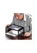 Resim Yaşlılar İçin Okuma Büyüteci - Rahat Saplı 6x Büyütme Kitaplar Ve Gazeteler İçin İdeal 