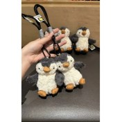 Resim Silver1 Zarif Anti-Kayıp Araba Anahtarlık Okul Çantası Çekicilik Bebek Yaratıcı Erkek ve Kadın Çift Yıldız Ayı Anahtarlık (Yurt Dışından) 