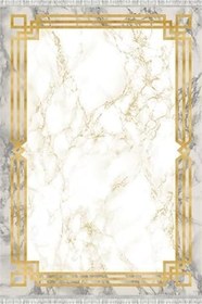 Resim Stone Cotton Şönil Kaymaz Tabanlı Yıkanabilir Antibakteriyel Dijital Baskı Halı Yolluk, ST-1085A-CTN-50X80 