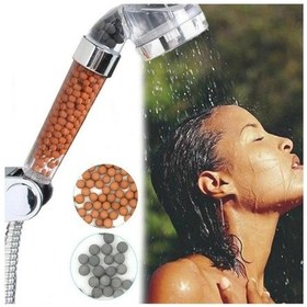 Resim Boncuklu Spa Su Tasarruflu Ve Arıtmalı Duş Başlığı Su Arıtma Filt (551195379) 