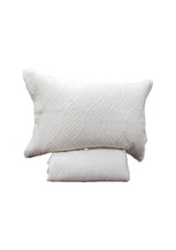 Resim Taytüyü Nubuk Yatak Örtüsü Çift Kişilik Toskana Ekru Ekru 