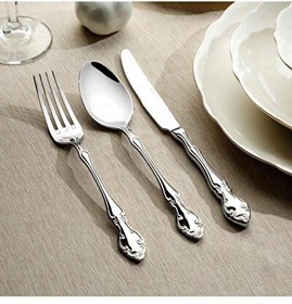 Resim Nehir Adriana 12 Kişilik 84 Parça Çatal Kaşık Bıçak Takımı 