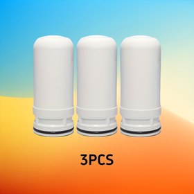 Resim Yeniden Kullanılabilir Filtre, Musluklara Takılı Çoğu Filtre İçin Uygun, Lavabo Musluklarına Takılı Filtre Arıtma Sistemi, Seramik Filtre Çekirdeği, Klor Kokusu, Kirleticiler, 6 Ay Sürer (3 Adet/6 Adet/9 Adet Seçenekli) 