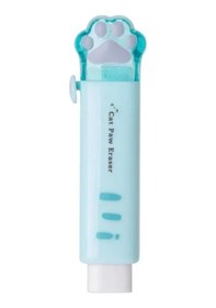 Resim Pati Silgi Pvc Kırtasiye Hediyelik Gift Kedi Pençe Mavi Kurşun K 