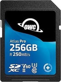 Resim OWC Atlas Pro 256GB SDXC UHS-II V60 Medya Kartı 