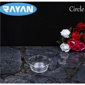 Resim Mbb E-Ticaret Circle Tekli Yuvarlak Cam Kahvaltılık ROYALEKS-81474 