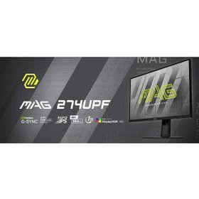 Resim MSI MAG 274UPF 27" 1 Ms 144 Hz HDMI DP Type-C HDR 400 Rapid IPS UHD Gaming Monitor MSI