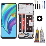 Resim Te Oppo Reno 4 Pro Çıtalı Hk Lcd Dokunmatik Ekran + Montaj Seti 