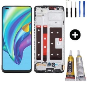 Resim Te Oppo Reno 4 Pro Çıtalı Hk Lcd Dokunmatik Ekran + Montaj Seti 