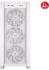 Resim Asus Tuf Gaming Gt302 Argb Fanlı Beyaz Atx Oyuncu Kasası 