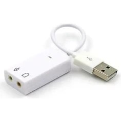 Resim Peri Store USB Kablolu Ses Kartı 7.1 Çevirici Dönüştürücü, 3.5mm Jak Girişli, 