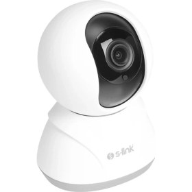 Resim S-Lınk SL-IND02, Ev/bebek Güvenlik Kamerası, Wifi, 3mpix, 3.6mm Lens, 10M. Gece Görüşü, Hareket Algılama, Iki Yönlü Ses, Micro Sd Kartlı, Tuya Yazılım 