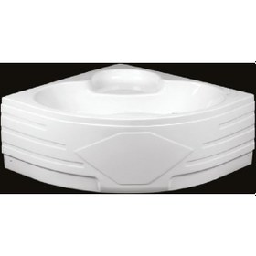 Resim Alika 150x150 CM Oval Köşe Küvet Panelli 