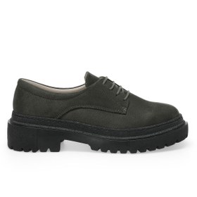 Resim Butigo Ryan 2pr Haki Kadın Loafer 