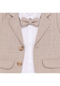 Resim Erkek Bebek Ceketli 4 ' Lü Takım Taş Rengi 