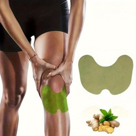 Resim 1 Paket 100 Bitki Diz Bandı - Yumuşak Dokunmamış Kumaş, Zencefil ve Bitki Çekirdekleri, Fitness ve Spor İyileştirme İçin İdeal, Yeşil Evrensel Tasarım, Diz Desteği | Bitki Diz Bandı | Yumuşak Kumaş Bandı 