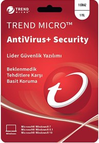 Resim Trendmicro Antivirüs Paketi 1 Yıllık (Elektronik Lisans) 