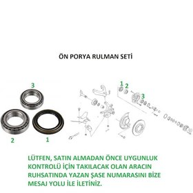 Resim Nissan Terrano 2 R20 Ön Tekerlek Rulman Kiti 1993 İle 2008 Arası 