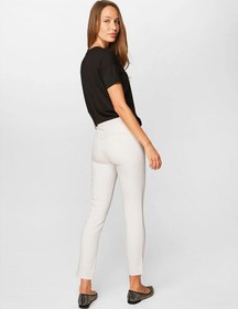 Resim Faik Sönmez Kadın Slim Fit Klasik Pantolon B00052 Taş 
