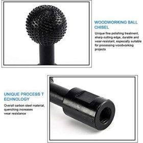 Resim Spibicyy Ahşap Işaretleme, Oyma, Cilalama, Gravür, Tip 115/125 Açı Taşlama Makinesi (5/8-11) Taşlama Kafası Küre Döner Freze (Yurt Dışından) 