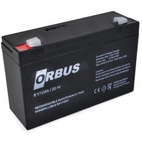 Resim ORBUS 6V 12 Ah Oyuncak Araba Aküsü 