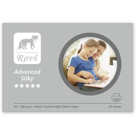 Resim ROVİ Rovi Advanced Ipek Fotoğraf Kağıdı 260gsm 50yp A4 