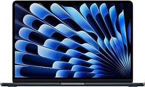 Resim Apple 2024 M3 çipli 13 inç MacBook Air Laptop: 13.6 inç Liquid Retina Ekran, 8 GB Birleşik Bellek, 512 GB SSD Depolama, 1080p FaceTime HD Kamera, Touch ID. Gece Yarısı 