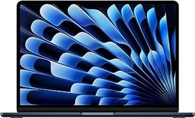 Resim Apple 2024 M3 çipli 13 inç MacBook Air Laptop: 13.6 inç Liquid Retina Ekran, 8 GB Birleşik Bellek, 256 GB SSD Depolama, 1080p FaceTime HD Kamera, Touch ID. Gece Yarısı 