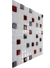 Resim MozaiKristaL Mutfak Tezgah Arası Ve Tüm Yüzeyler Için 25x25 Cam Mozaik. ( 1 Koli = 1 M2 Fiyatıdır ) 