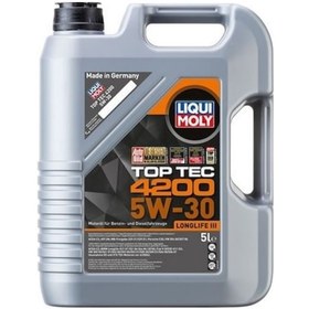 Resim Liqui Moly Top Tec 4200 5W-30 Longlife III Motor Yağı 5 L 