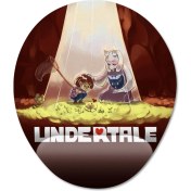 Resim Pixxa Undertale Bilek Destekli Mousepad Model - 1 Oval 