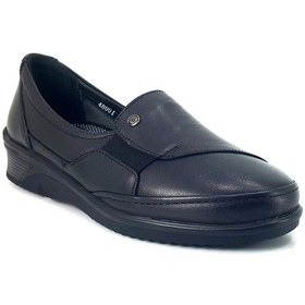 Resim Forelli Terte 24ka Kadın Anatomik Günlük Ayakkabı - Siyah-siyah Siyah 