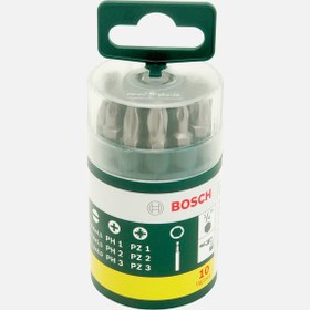 Resim Bosch 10 Parça Vidalama Ucu Seti (PH+PZ+S) 