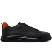 Resim Derimod Erkek Haki Bağcıklı Deri Sneaker 24sfd643726 