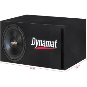 Resim Dynamat RK-320 Oto Bass Subwoofer Kabinli 20CM 800 Watt 