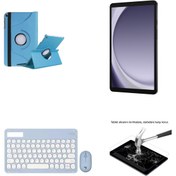 Resim Samsung Galaxy Tab A9 8/128 GB 8.7 Inch TABLET+TURKUAZ KILIF+KLAVYE MOUSE+TÜRKİYE GARANTİLİ 