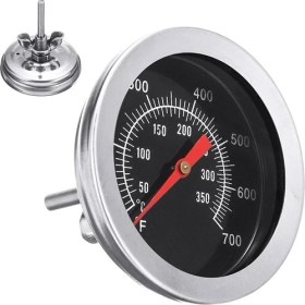 Resim Hubstein 350 Santigrat Derece Paslanmaz Çelik Barbekü Izgara Fırın Termometre Sıcaklık Ölçer 